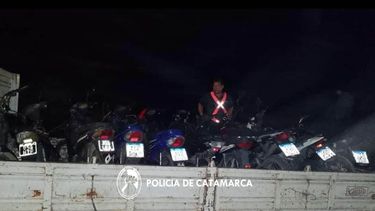 valle viejo: secuestraron 11 motos durante un control vehicular