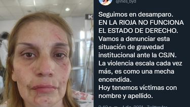 En twitter. La intendenta denunció agresiones a una de sus funcionarias.