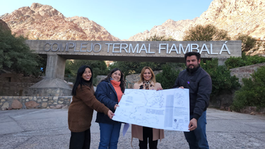 el municipio de fiambala tomo posesion del complejo termal