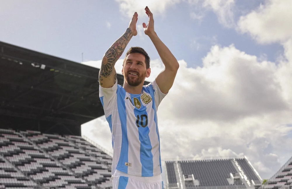 Lionel Messi, dueño de la 10 de la Selección Argentina.