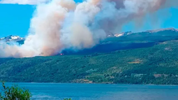 Descontrolado incendio en el Parque Los Alceres.&nbsp;