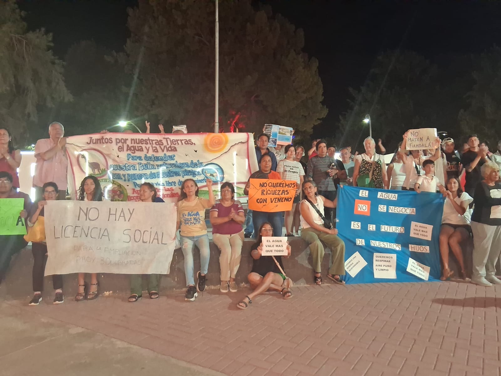 Vecinos de Fiambalá se movilizaron y lanzan una colecta de firmas contra el proyecto de litio
