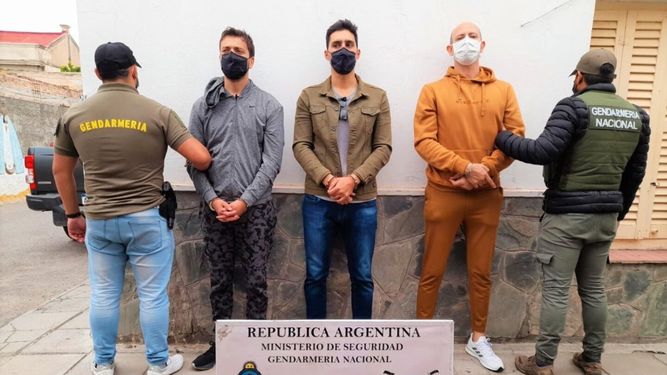 Adhemar Capital. Alexis Sarroca, José Blas y Edgar Bacchiani fueron detenidos el 22 de abril de 2022.