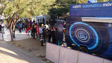 El cajero no dio abasto