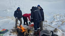 Rescataron a los trabajadores que permanecían varados por la nieve en la Puna