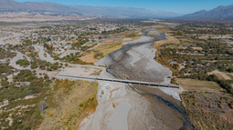 Conectando comunidades: el puente de Santa María tiene un avance del 50%