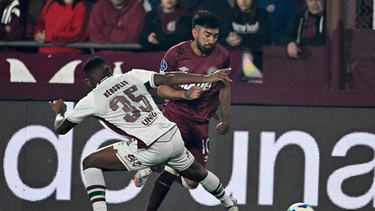 lanus logro una importante victoria frente a fluminense