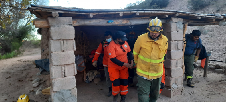 El hombre fue trasladado al nosocomio de Tinogasta