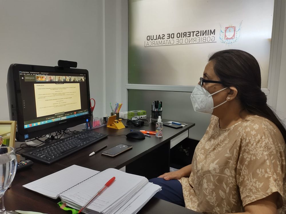 Manuela Ávila. ministra de Salud de la Provincia.