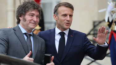 milei recibira en buenos aires al presidente frances emmanuel macron