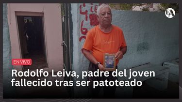 Rodolfo Leiva, padre del joven fallecido tras ser patoteado