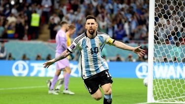 Lionel Messi marcó para Argentina.&nbsp;