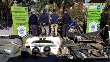 Hallan un desarmadero a través del sistema de rastreo