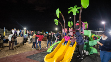 inauguran espacio social, deportivo y de fortalecimiento comunitario en valle viejo