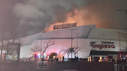 Incendio en un Shopping de Punta del Este