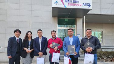 intendentes visitaron la ciudad inteligente de sejong