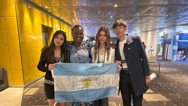 catamarca presente en estocolmo: jovenes belichos llevaron innovacion al nobel del agua