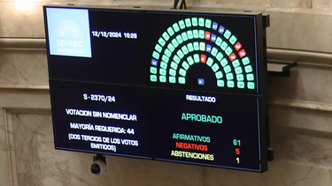 Los cinco senadores que votaron en contra de la expulsión de Edgardo Kueider