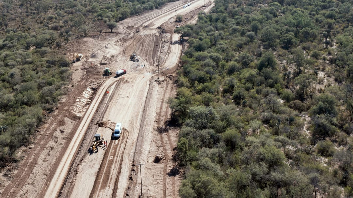 La pavimentación de Ruta 7 tiene un avance del 50%