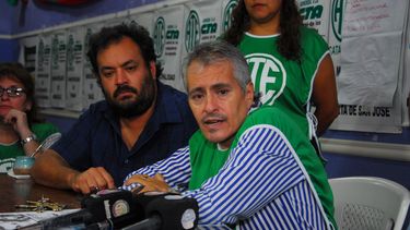 Ricardo Arévalo de ATE pide mejoras salariales para los municipales.&nbsp;