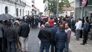 Trabajadores del Poder Judicial se movilizaron frente a la Corte de Justicia
