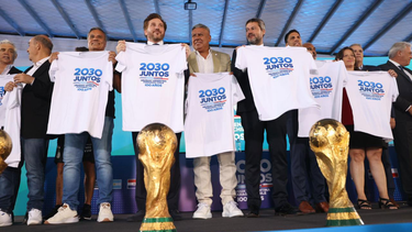 argentina lanzo su candidatura para el mundial 2030 junto a uruguay, paraguay y chile