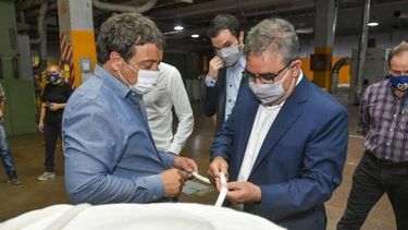Con la visita de Jalil, YMAD y Fibran Sur anunciaron inversión