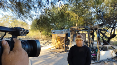 Angustia. Fabián es un obrero de la construcción y necesita ayuda para su familia.&nbsp;