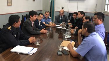 Morabito se reunió con funcionarios de Seguridad
