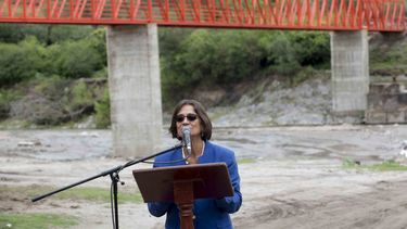 Corpacci inauguró la pasarela de Palo Labrado y celebró el apoyo del Estado