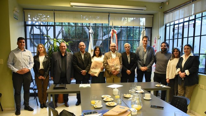 Autoridades de la UNCA recibieron a docentes de intercambio