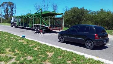 Violento accidente de tránsito en Valle Viejo