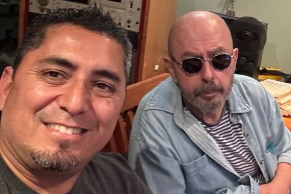 El Indio junto a Gastón Daus, su amigo y cuidador durante los últimos años.&nbsp;