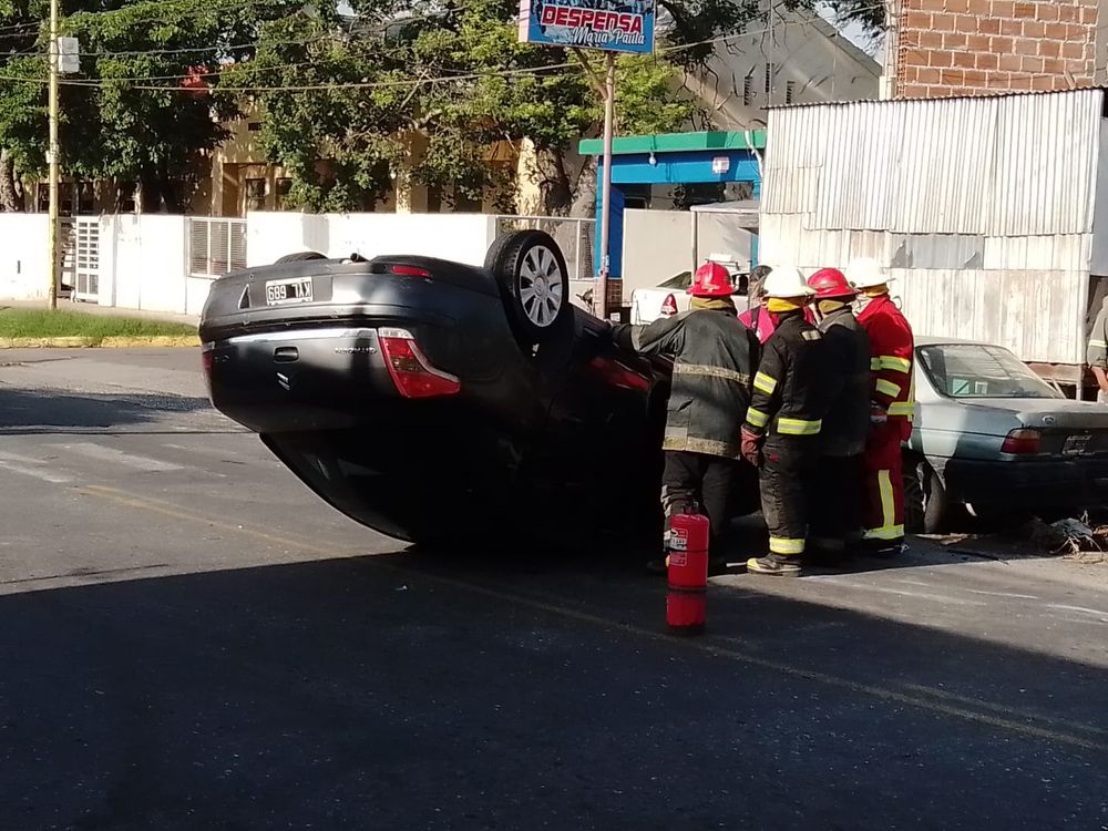 Vuelco en plena Capital.&nbsp;
