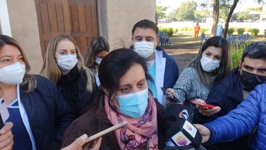 Encuentro. En Casa de Gobierno