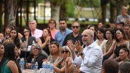 Propuesta. Rodríguez Larreta lanzó su precandidatura a través de redes y con una conferencia de prensa.&nbsp;