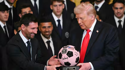 Messi visitó la Casa Blanca junto al Inter Miami y recibió elogios de Donald Trump Messi visitó la Casa Blanca junto al Inter Miami y recibió elogios de Donald Trump