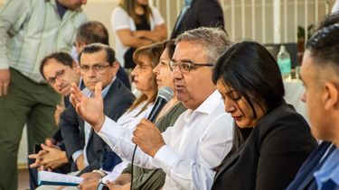 Reunión de Gabinete. En las Mil Viviendas.&nbsp;
