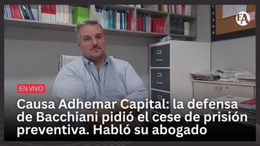 Causa Adhemar Capital: la defensa de Bacchiani pidió el cese de prisión preventiva