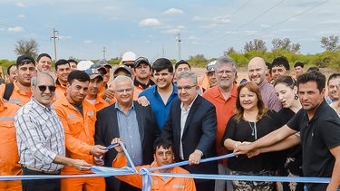 Jalil inauguró la obra de rectificación de la Ruta 157