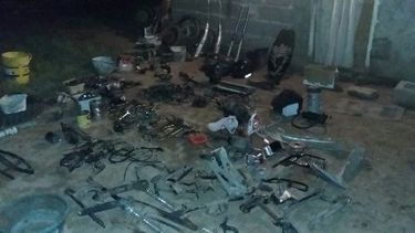 Desbaratan un aguantadero de motopartes en el Norte