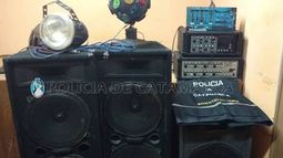 Recuperan un equipo de sonido robado a principio de año