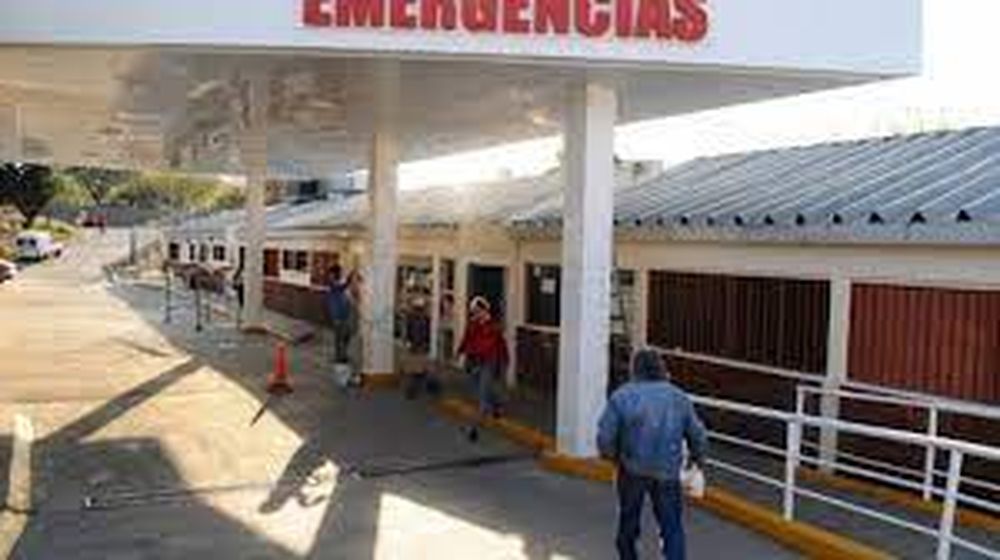 Internado. El hombre está en el Hospital San Juan Bautista.