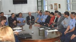 Autoridades policiales se reunieron para diagramar los operativos por la Semana del Estudiante