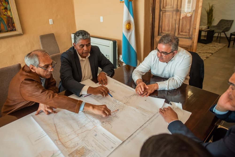 Proyectos. Jalil e intendentes analizaron las obras para la zona.&nbsp;