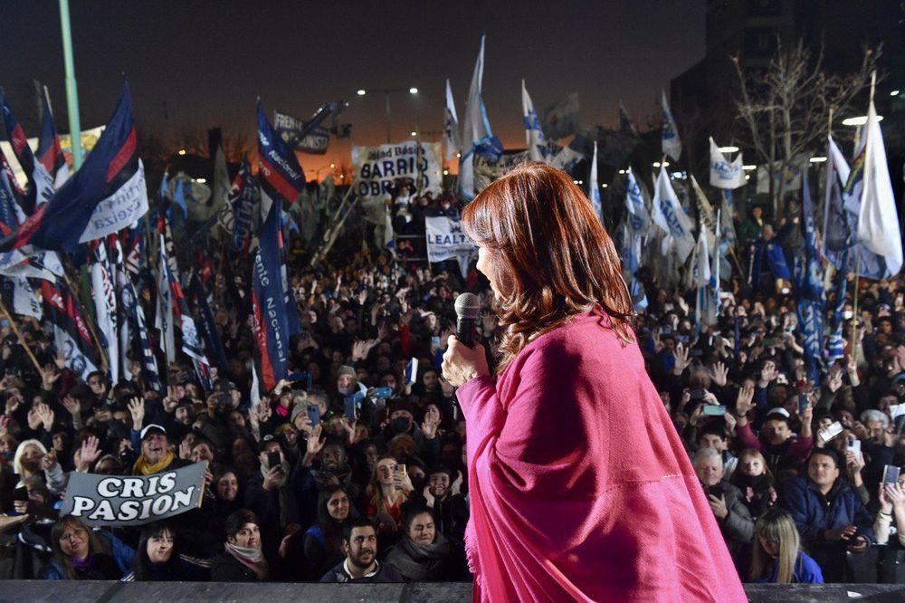 Respuesta. Cristina encabezó el acto en homenaje a Perón en Ensenada.