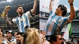 Messi y Maradona en el 11 ideal de fútbol