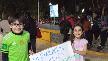 en el interior provincial tambien marcharon por la educacion publica