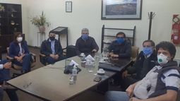 Fernando Jalil se reunió con la comisión de la Cámara de Servicios Mineros