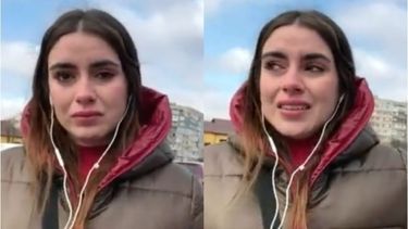 llevate a mi hija: el dramatico pedido de un ucraniano a una periodista argentina